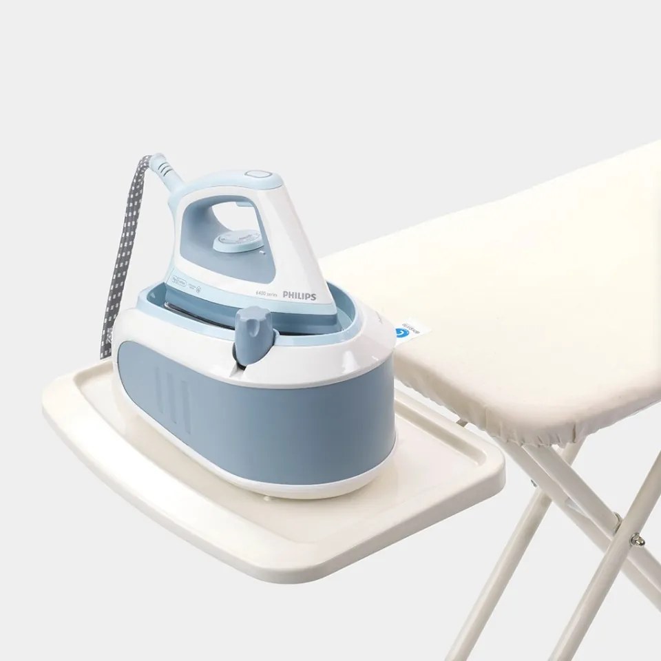 Masa de calcat Brabantia C 124x45cm cu suport pentru generator de abur, Cotton Flower 90300128