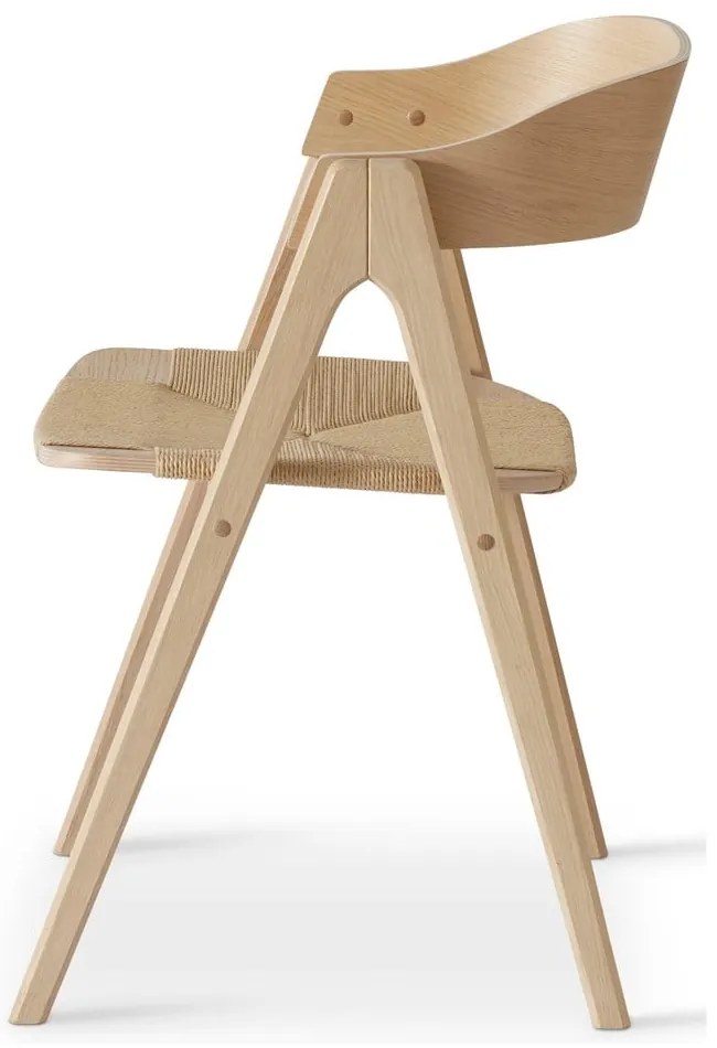 Scaun de dining natural din lemn de stejar Mette – Hammel Furniture