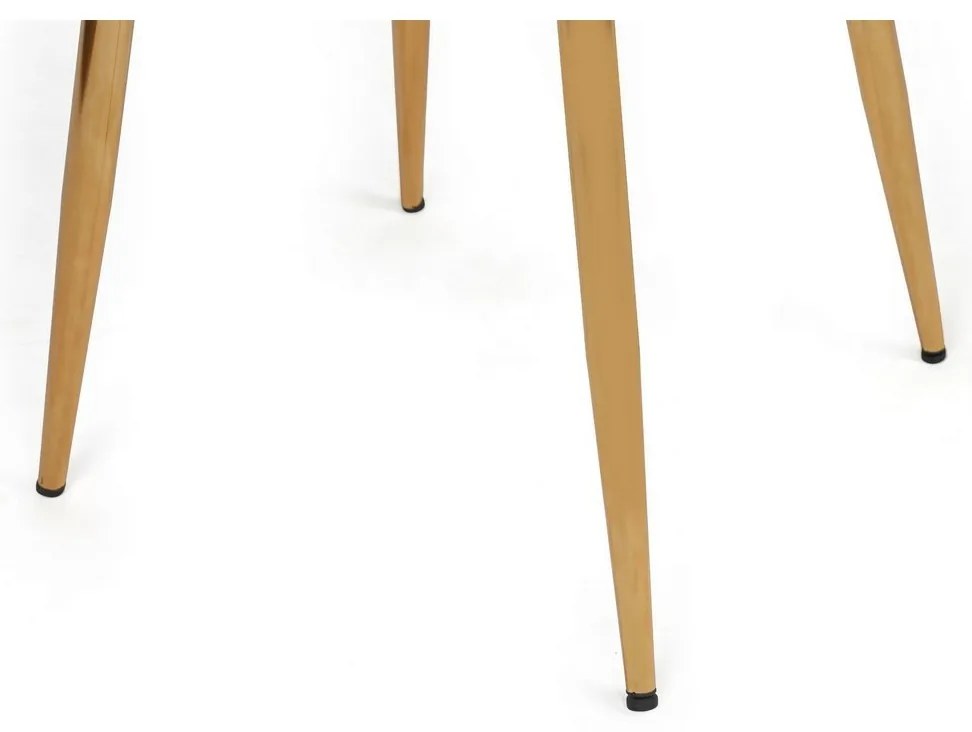 Set de scaune de sufragerie Kusakli Black andGold, 2 buc., 2 buc.