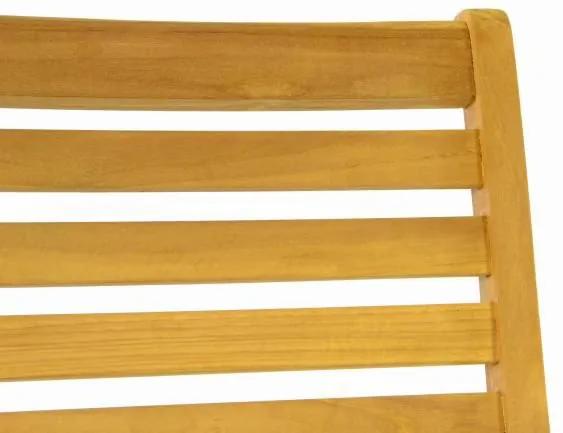 Scaun extensibil din lemn DIVERO - lemn de teak