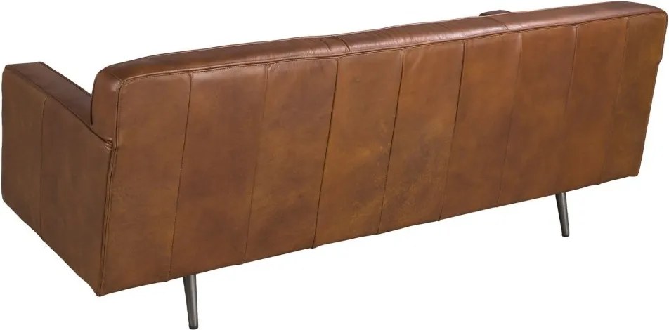 Canapea design LUX 2 locuri Dark Brown Leather