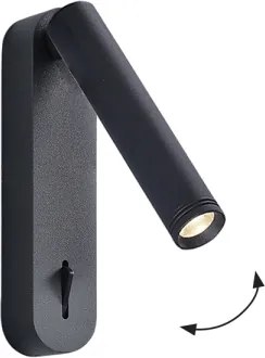 Aplică spot LED de perete ABRIEL LED/6W/230V negru