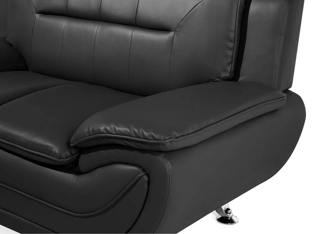 Canapea 2 locuri Leyton (negru) . 1008772