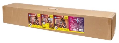 Aigostar - Brad de Crăciun LED exterior 125xLED/6W/230V/8 funcții 120cm IP44 alb cald