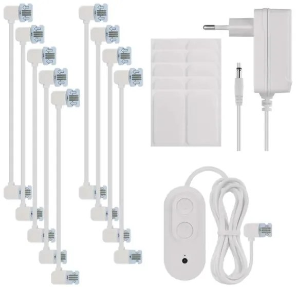 SET 10x panou RGBIC dimabil LED/1,9W/230V Wi-Fi Tuya