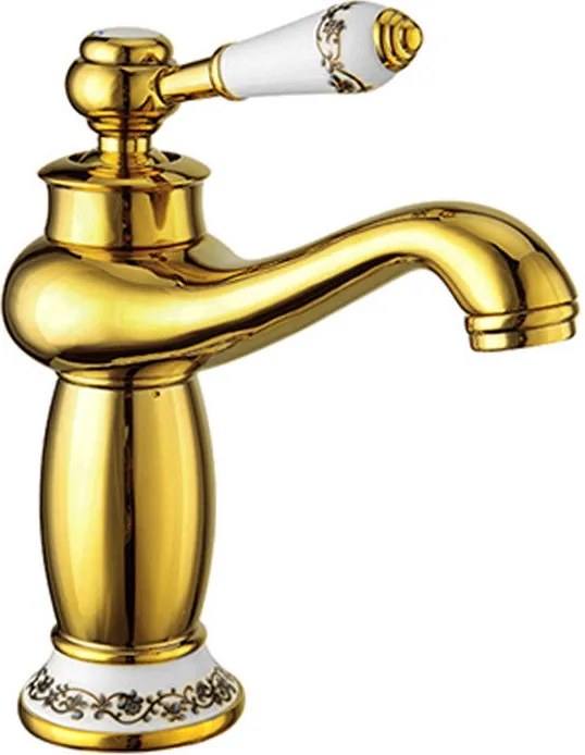 Mexen Draco baterie pentru chiuvetă, aurie - 745400-50