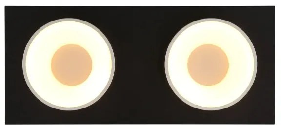 Globo 56964-2 - Plafonieră RAYMOND LED, 24W, 230V, 3000K, 46x20 cm, alamă