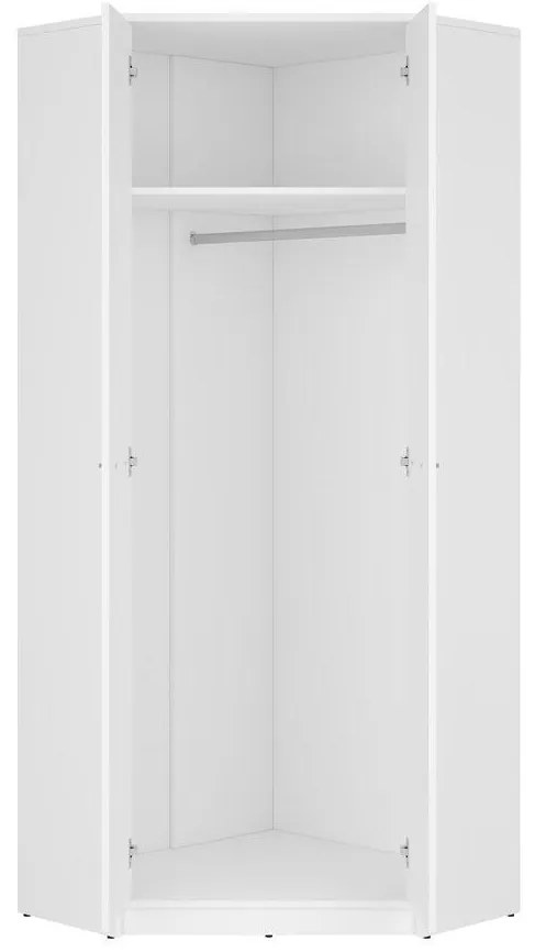 Dulap de haine de colț Nepo Plus 37 (alb) . 1098445