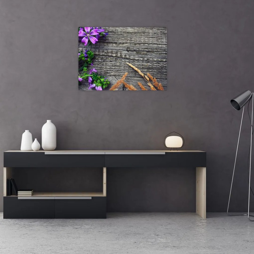 Tablou - flori de câmp (70x50 cm)