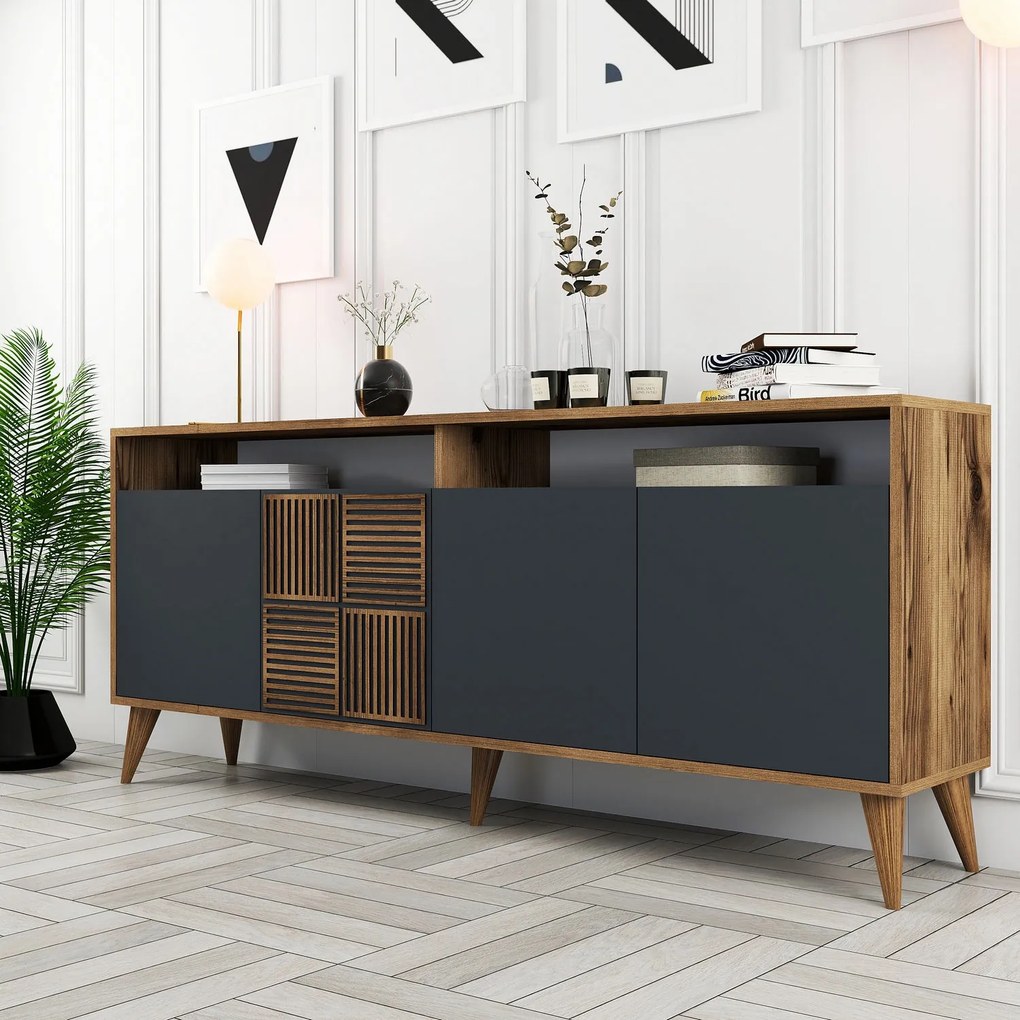 Dulap Millano (nuc + antracit). 1062886