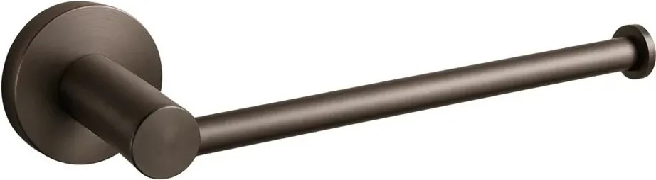 Suport hartie igienica Balneo Qube Gun Metal mat