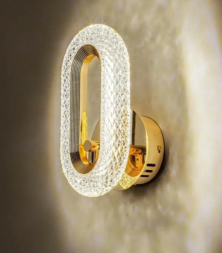 Aplica de perete design modern JEWEL auriu