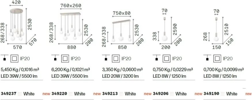 Lustra LED suspendata design modern ODEON SP6 LINEAR