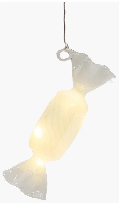 Decorațiune luminoasă de Crăciun albă suspendată ø 1,5 cm Hannah – Sirius