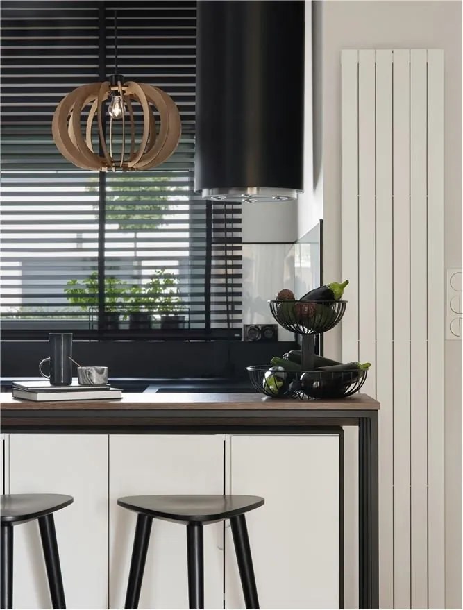 Pendul design modern OTTOLINE alb, maro