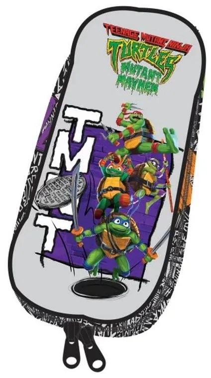 Țestoasele Ninja TMNT Penar cu 2 compartimente 26 cm