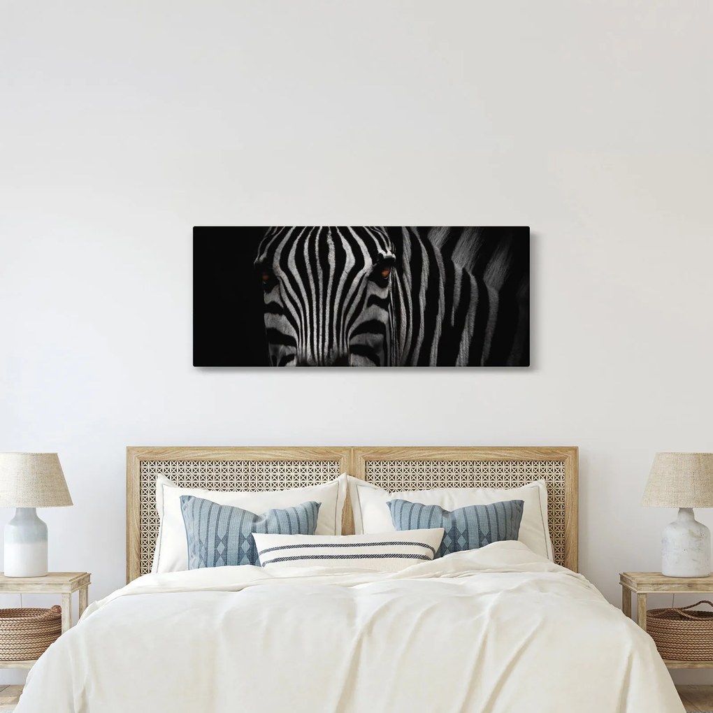 Tablou cu zebră (120x50 cm)