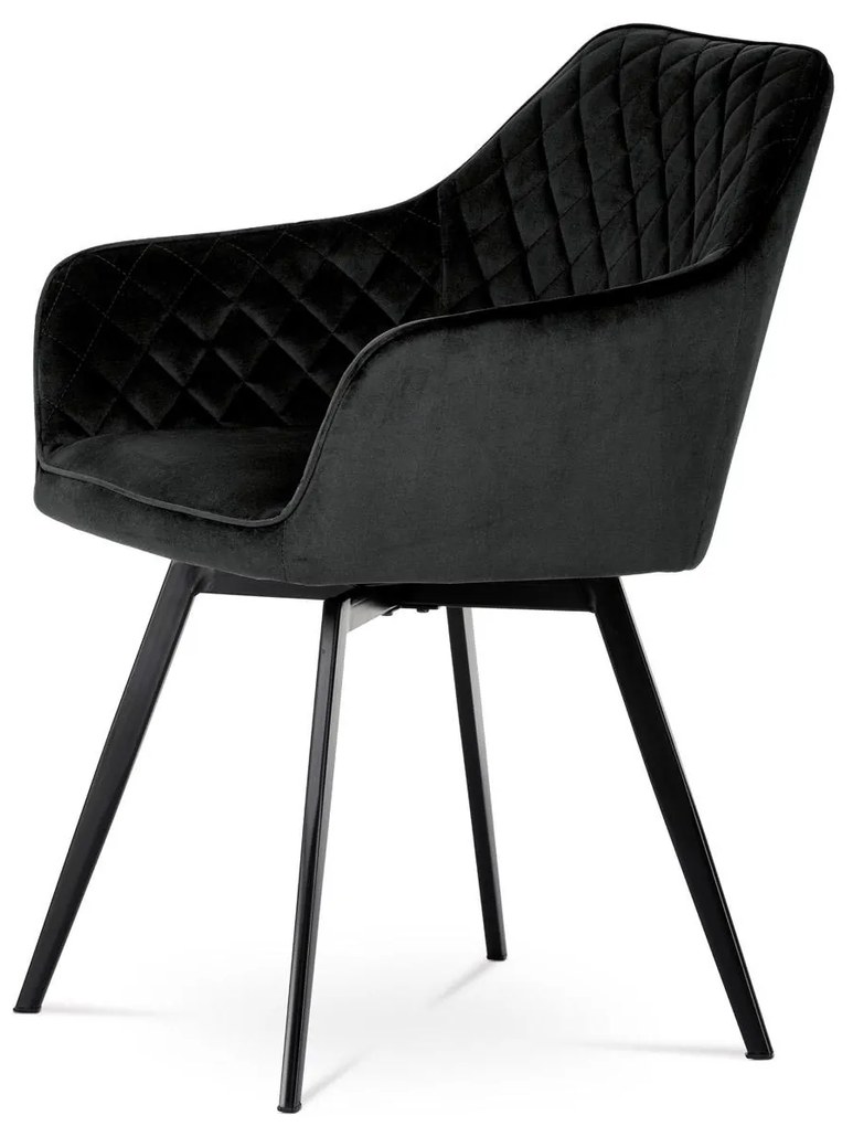 Scaun sufragerie Danarra-425-BK4 (negru). 1120437