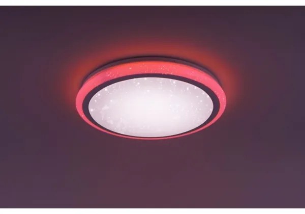 Plafonieră LED RGB dimabilă LUISA LED/28W/230V Leuchten Direkt 15220-16 + telecomandă