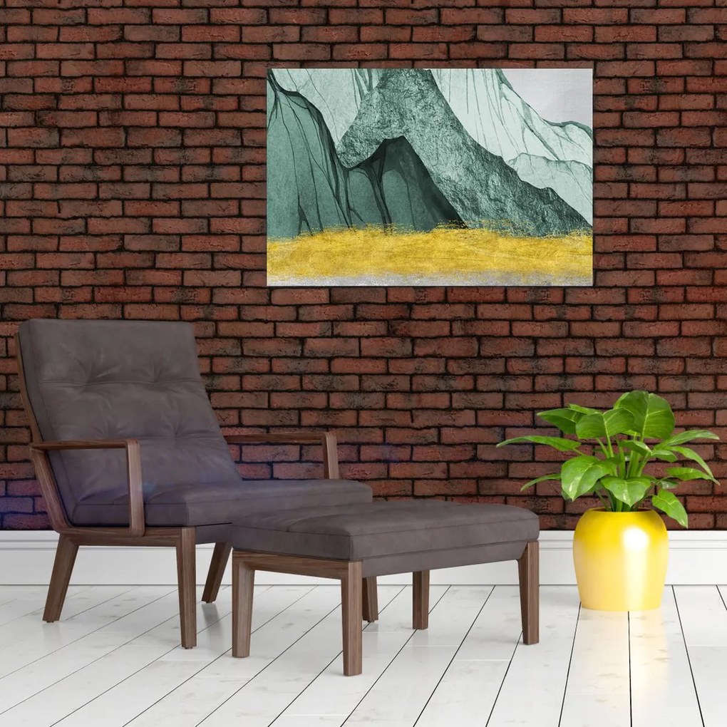 Tablou - Munții Smarald N⁰2 (90x60 cm)