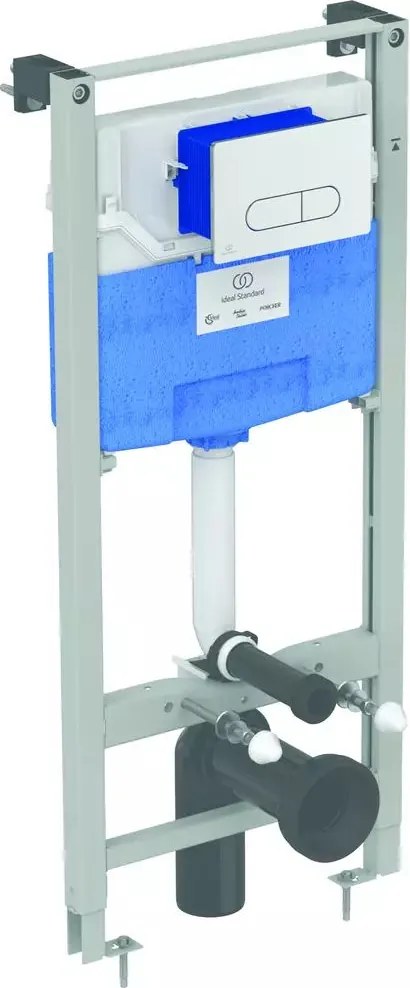 Set rezervor incastrat Ideal Standard ProSys 120 cu set fixare si clapeta Oleas M1 crom