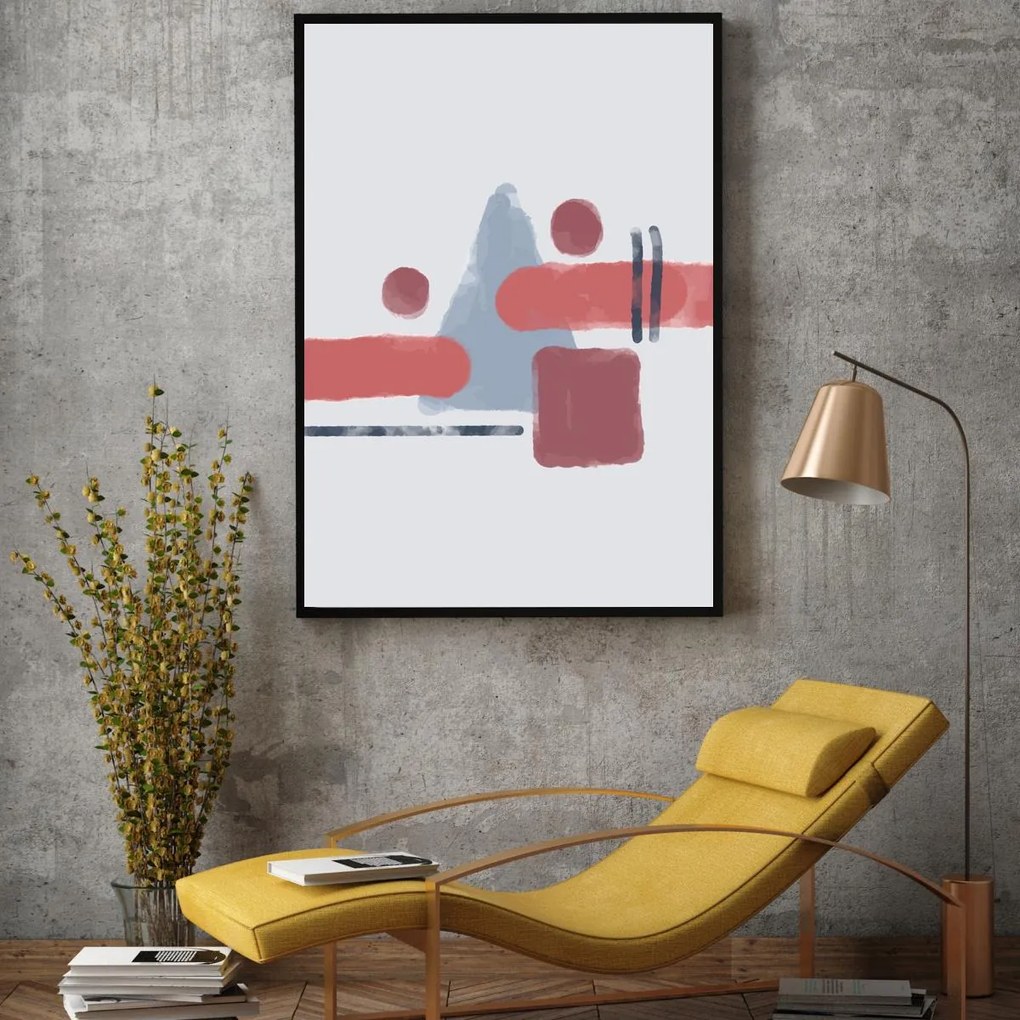 Poster - Abstracție pictată (A4)