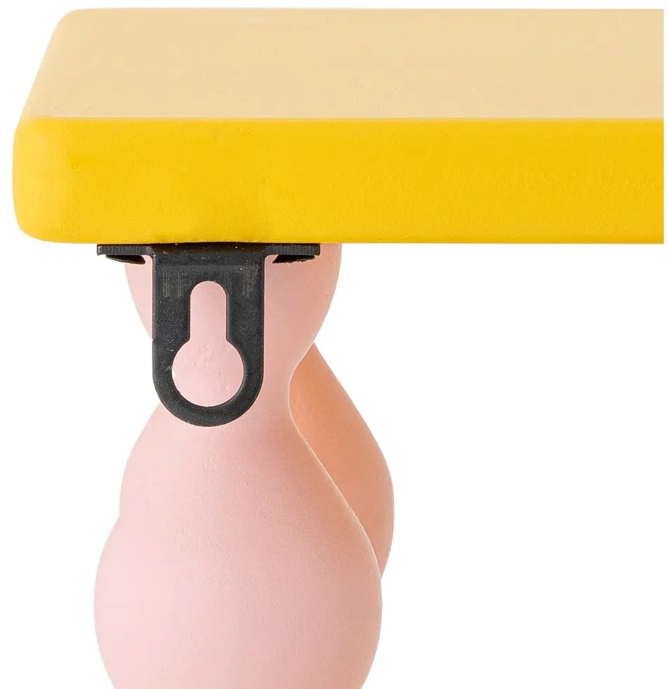 Raft de copii galben etajat 60 cm Bibiola – Bloomingville Mini