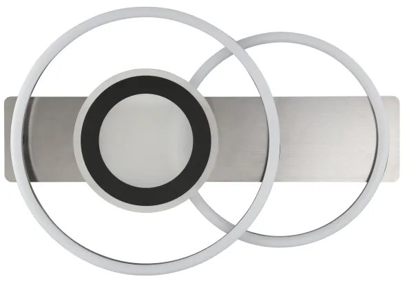 Brilliant - Plafonieră LED cu intensitate reglabilă MAUREEN LED/27W/230V, neagră