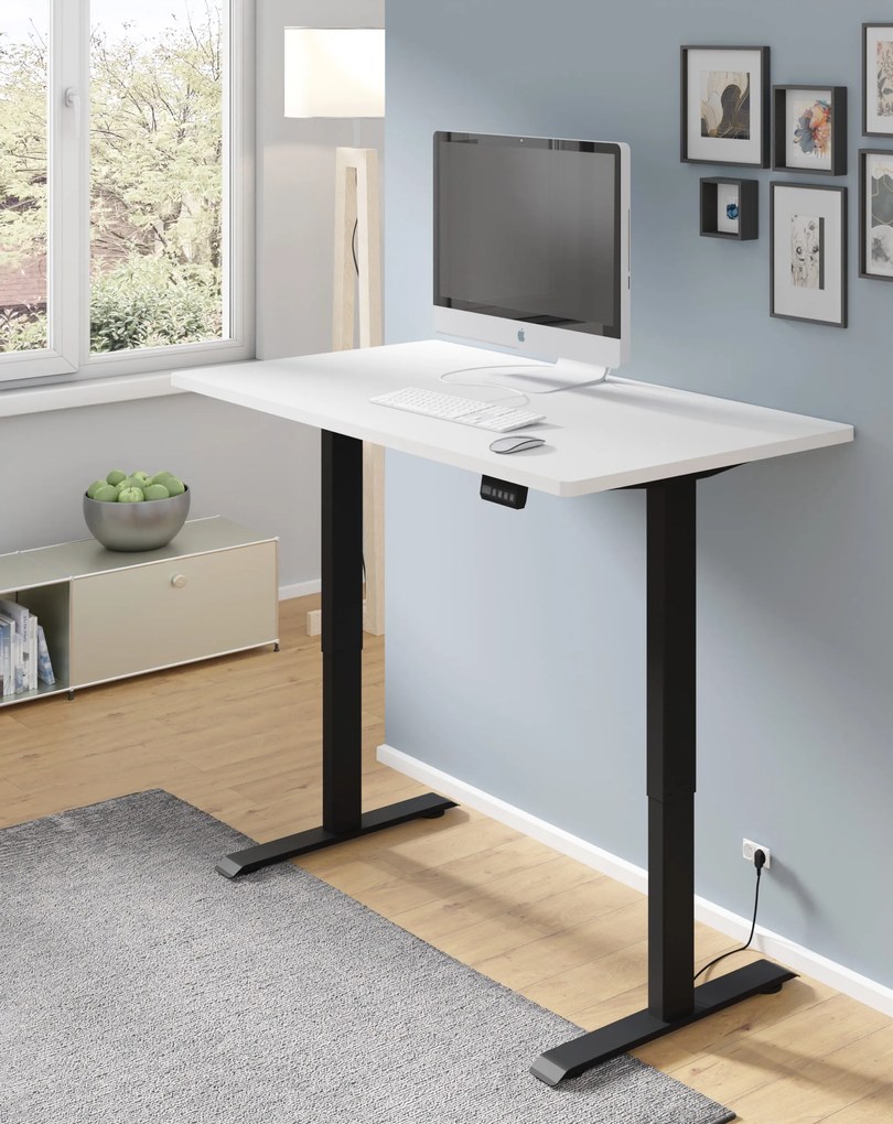 Masă PC electrică Motiva 140 (alb + Negru). Promo -7%. 1124895