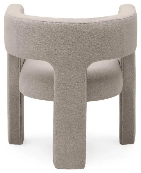 Fotoliu de design bej-gri ALPHA LOOP