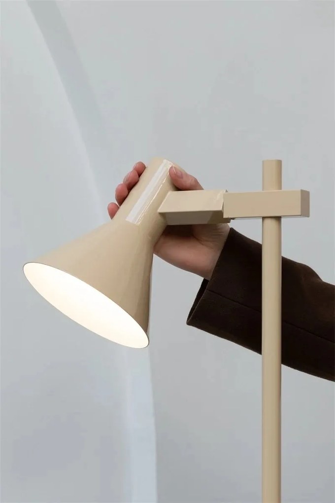 Lampa de podea din metal bej Stavanger