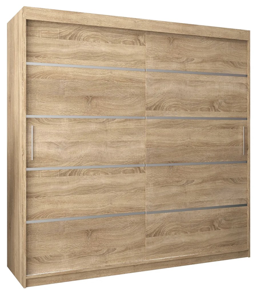 Dulap de haine 250 cm Verika 1 250 (stejar sonoma). 1063753