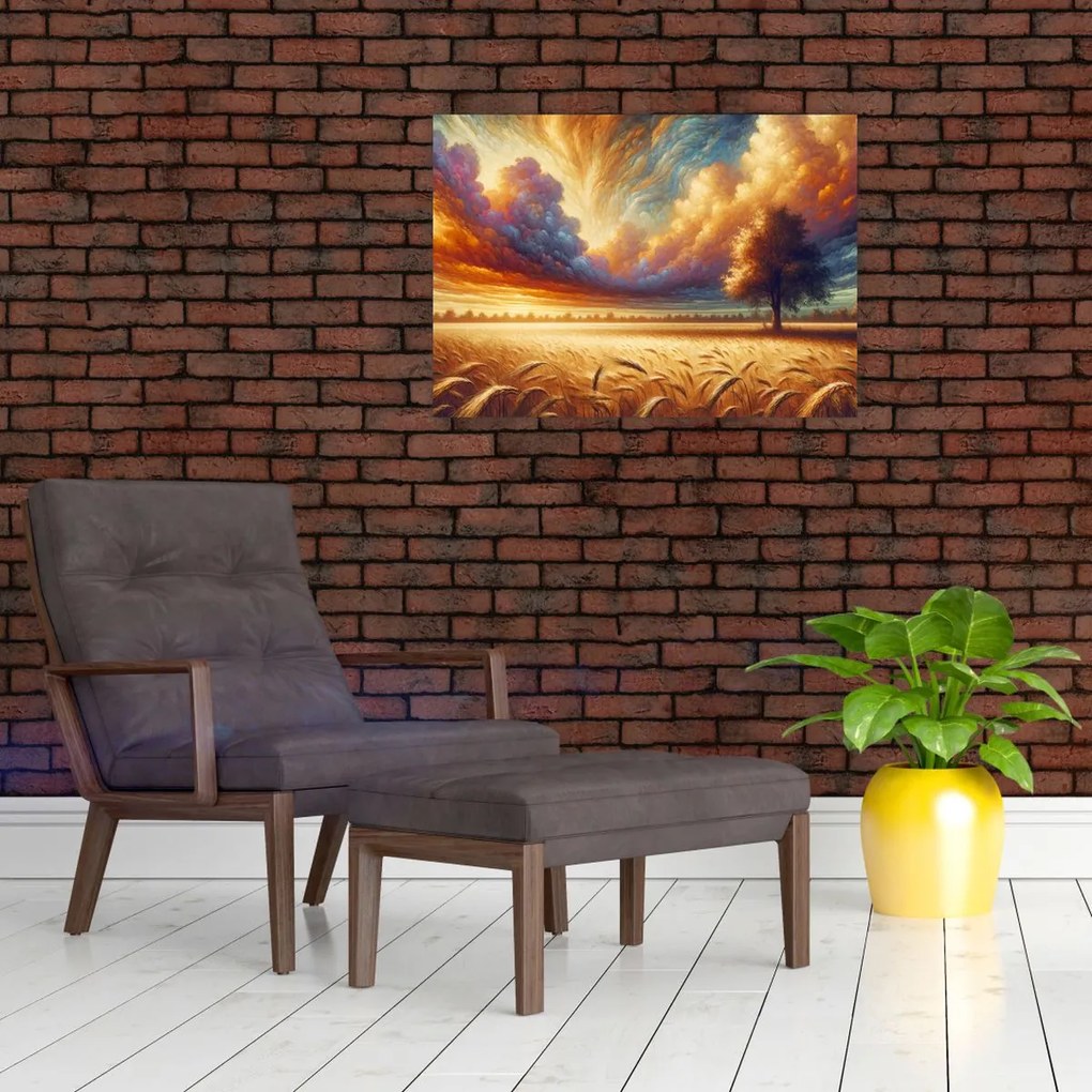 Tablou – Arbore pe câmp (70x50 cm)