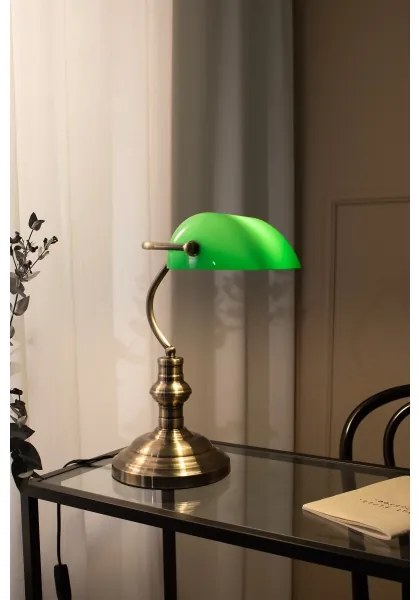 Markslöjd 105931 - Lampă de masă BANKERS 1xE14/40W/230V