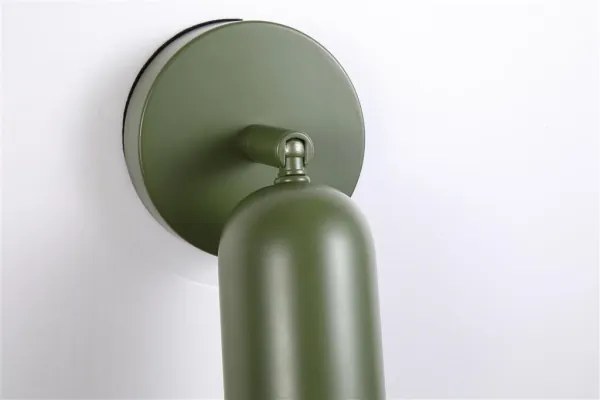 Searchlight 23350GR - aplică de perete LED CONE, reîncărcabilă și reglabilă, 1,5W/5V, verde