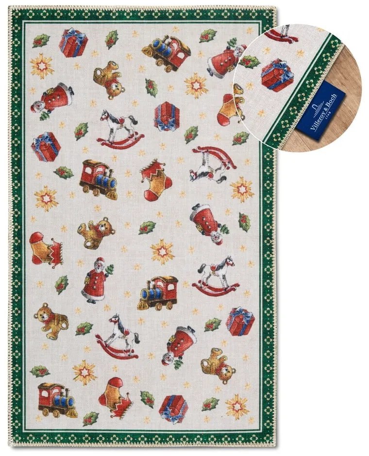 Covor verde 50x80 cm cu model de Crăciun Green Christmas – Villeroy&amp;Boch