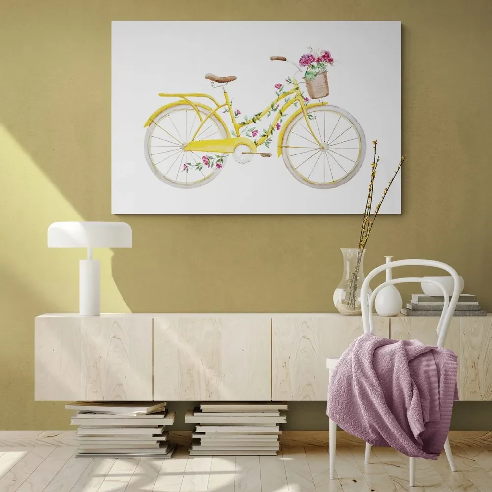 Tablou ilustrația bicicletei retro