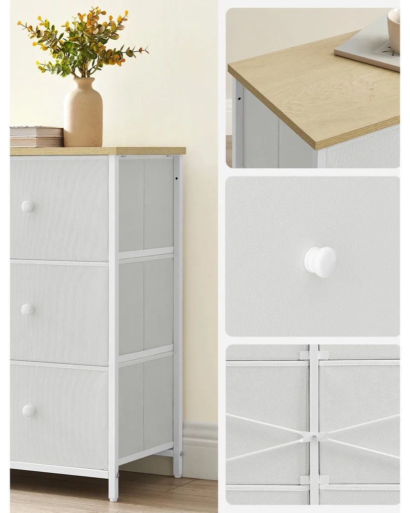 Comoda E1032 WT, 80 cm, L