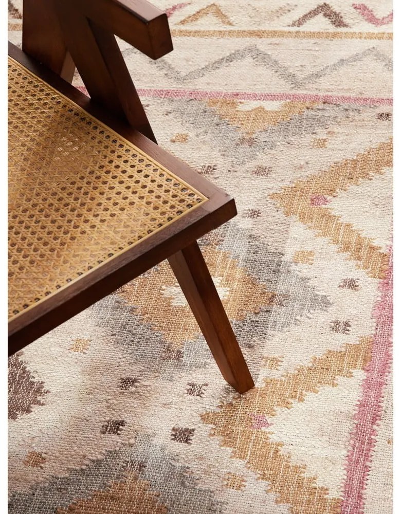 Covor crem țesut manual din iută 160x230 cm Roya Imani – Elle Decoration