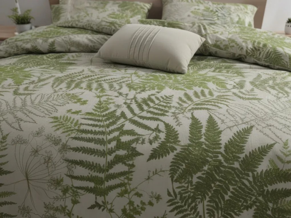 Lenjerie de pat din Renforce bumbac SERAVINE verde Dimensiune lenjerie de pat: 70 x 90 cm | 140 x 220 cm