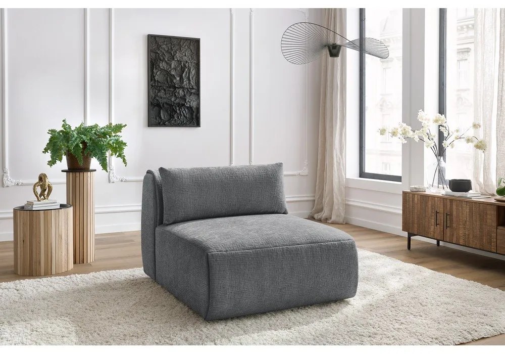 Modul pentru canapea gri Jeanne – Bobochic Paris