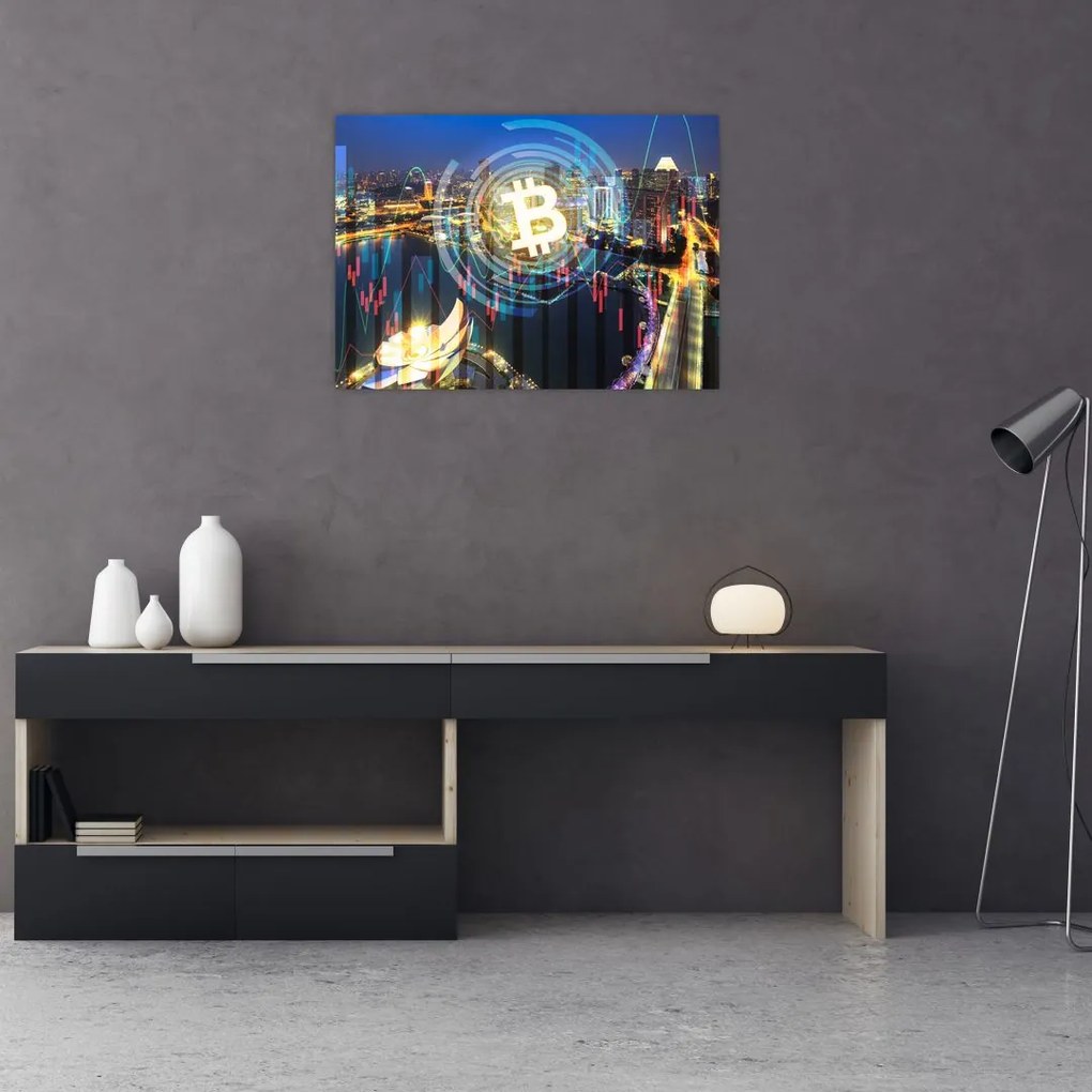 Tablou - Orașul investițiilor (70x50 cm)