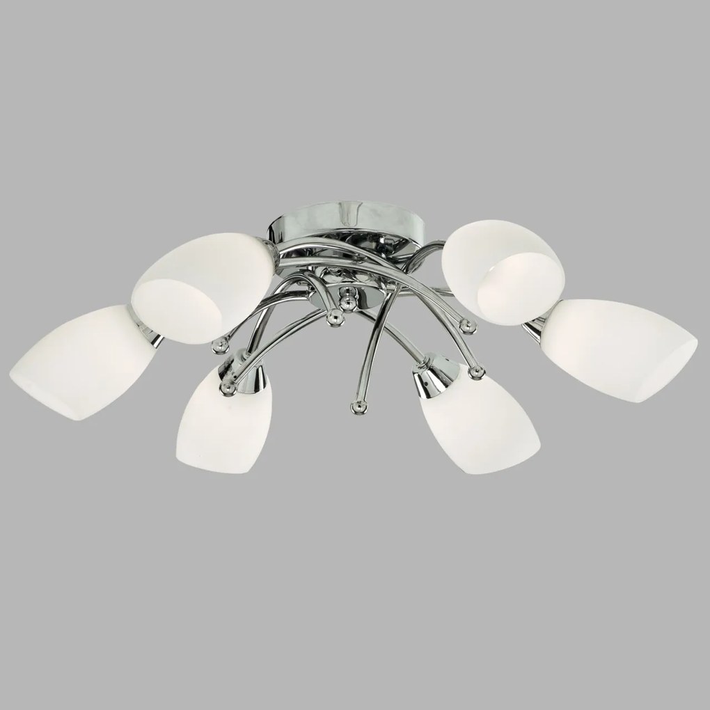 Lustra clasica aplicata Opera 6L crom 8186-6CC SRT