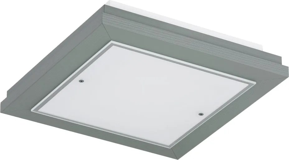 Plafoniera din lemn si sticla TABOR 52x52cm, night sage