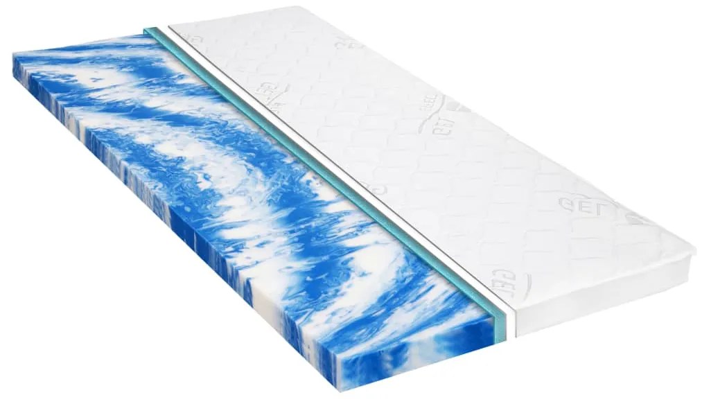 Topper saltea, 80 x 200 cm, spuma gel, 7 cm 80 x 200 cm