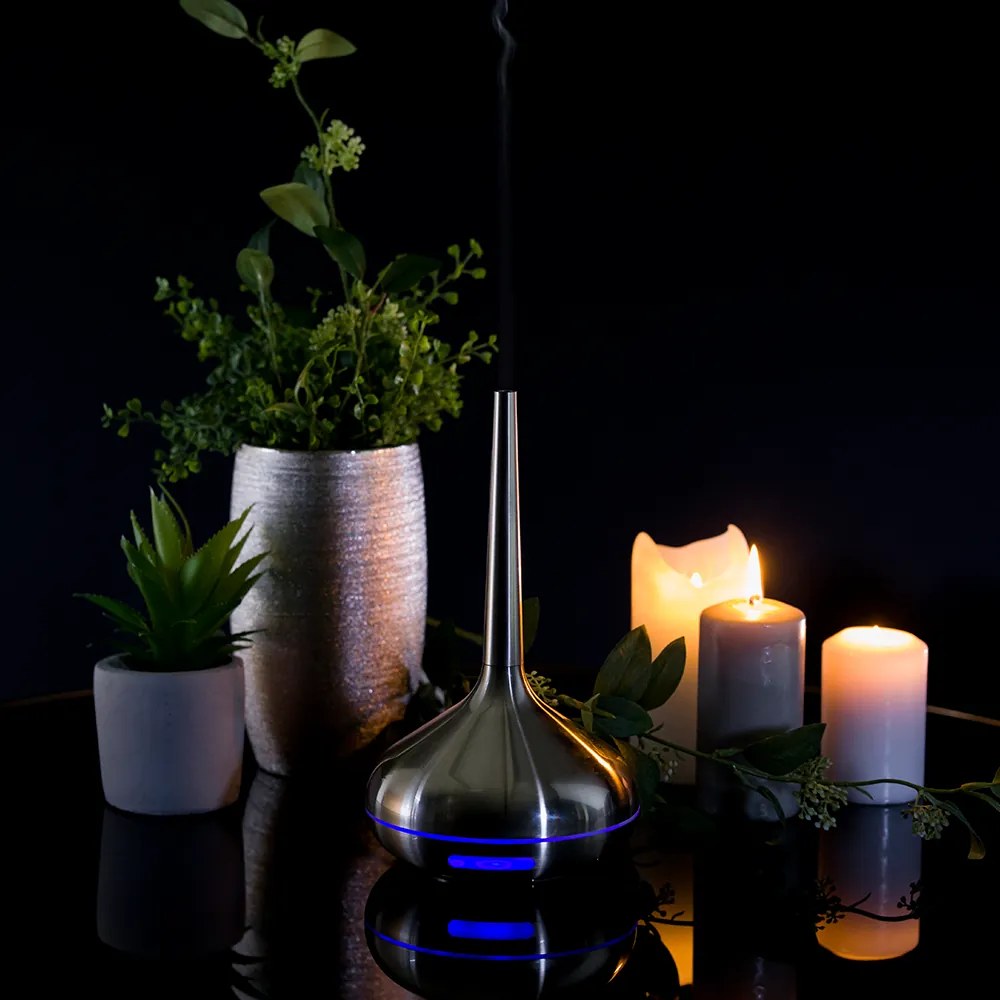 Difuzor aromaterapie, argintiu, HASO
