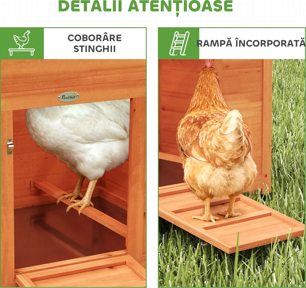PawHut găini ouătoare coteț adăpost | Aosom Romania