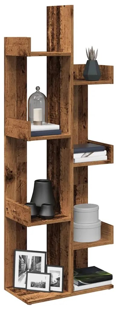 vidaXL Dulap cu cărți din lemn vechi 48x25,5x140 cm din lemn prelucrat