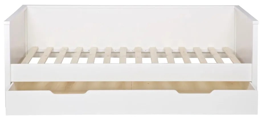 Sertar suplimentar pat WOOOD Nikki, 200 x 90 cm, alb