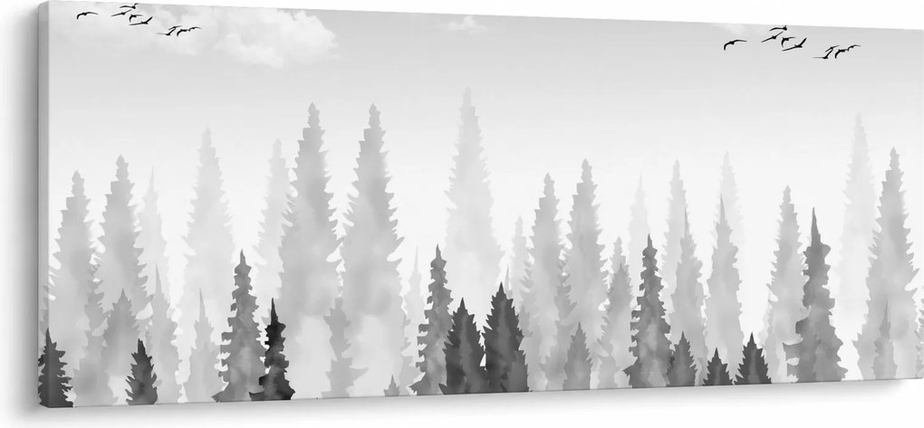 Tablou - Culmi de pădure (120x50 cm)